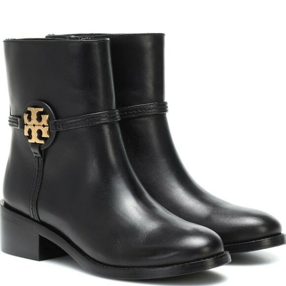 Brand New Tory Burch Brooke women sz 5 boots perfact black 006 52660 - Picture 1 of 6